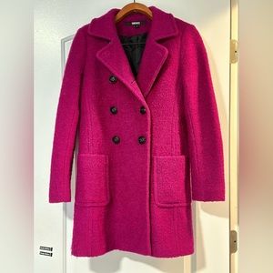 Dkny hot pink coat